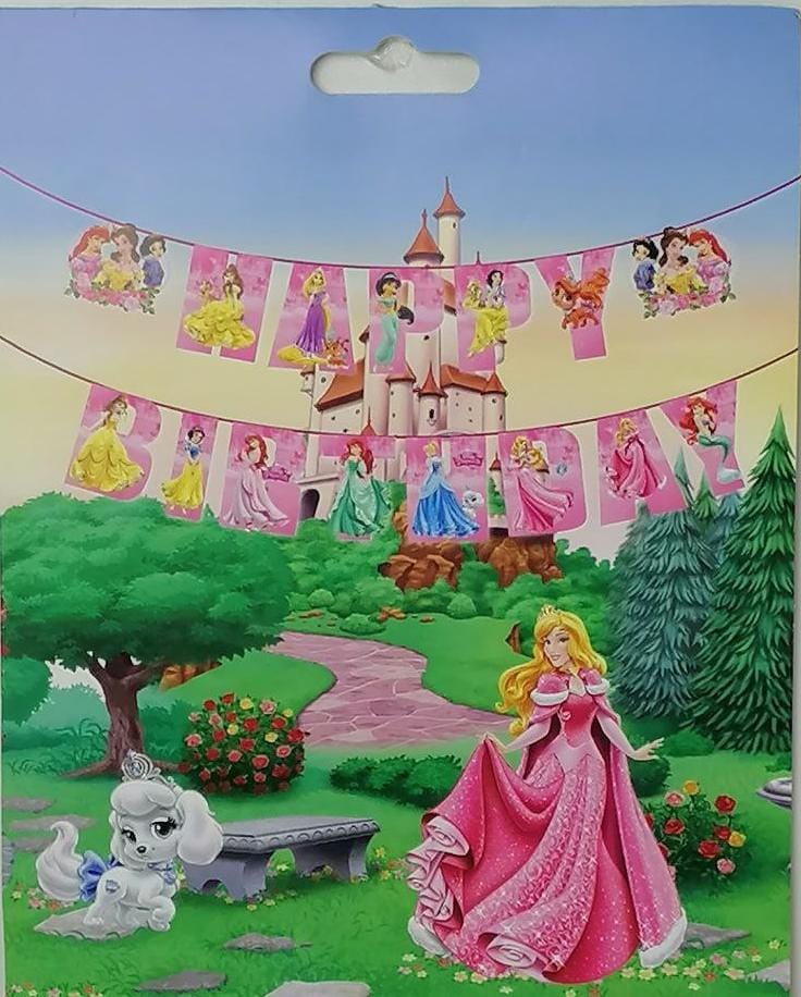 بانر عيد ميلاد شكل اميرات لون بينك