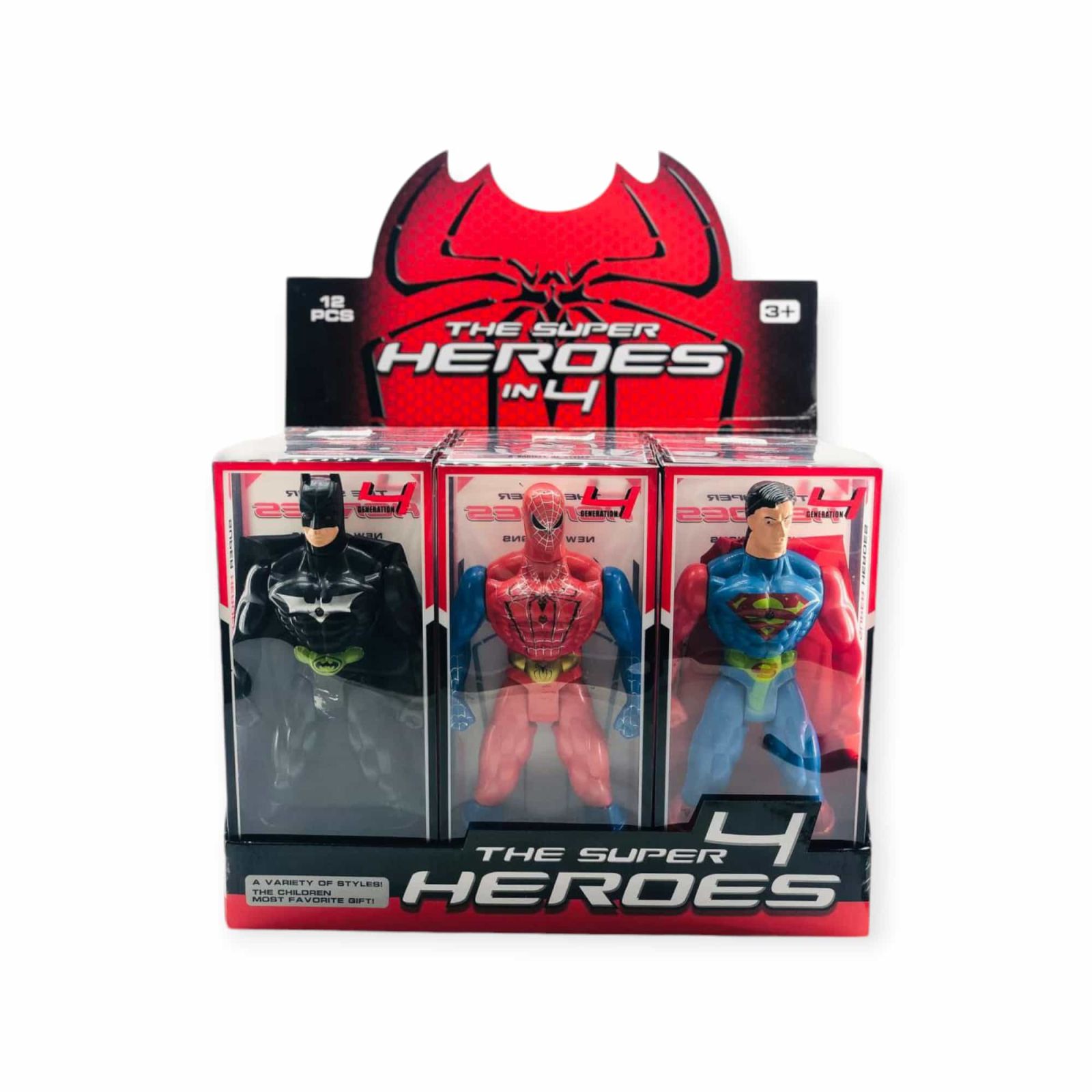 لعبة مجسم اشكال سوبر هيرو اشكال متنوعه خامه ه حجم صغير