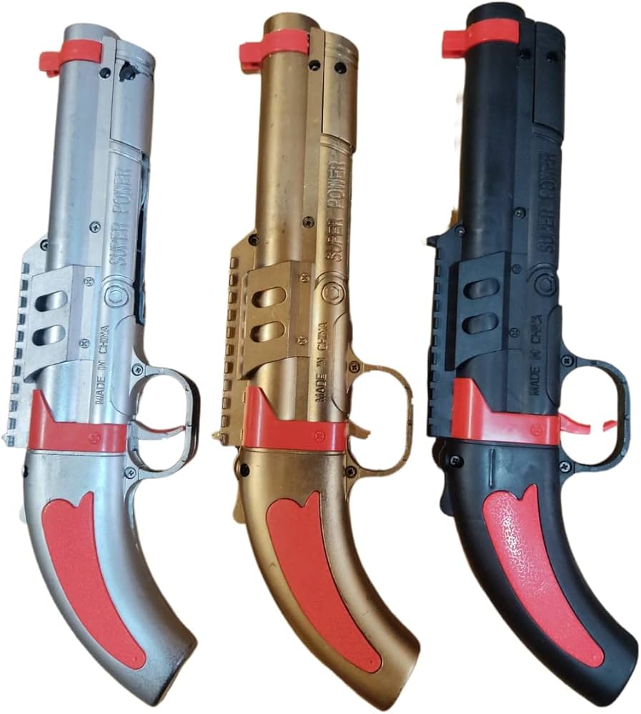 مسدس خرز جل خامه ه اللوان متعدده جولد وسيلفر