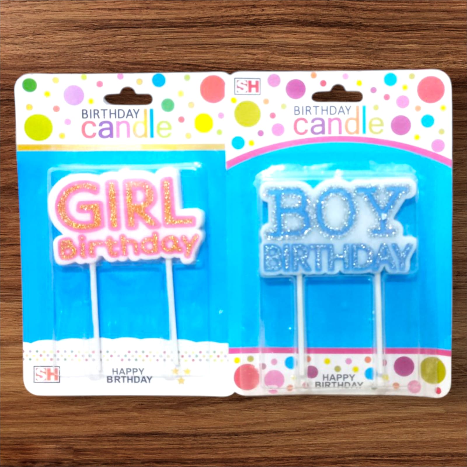 شمع عيد ميلاد سعيد للبنت والولد