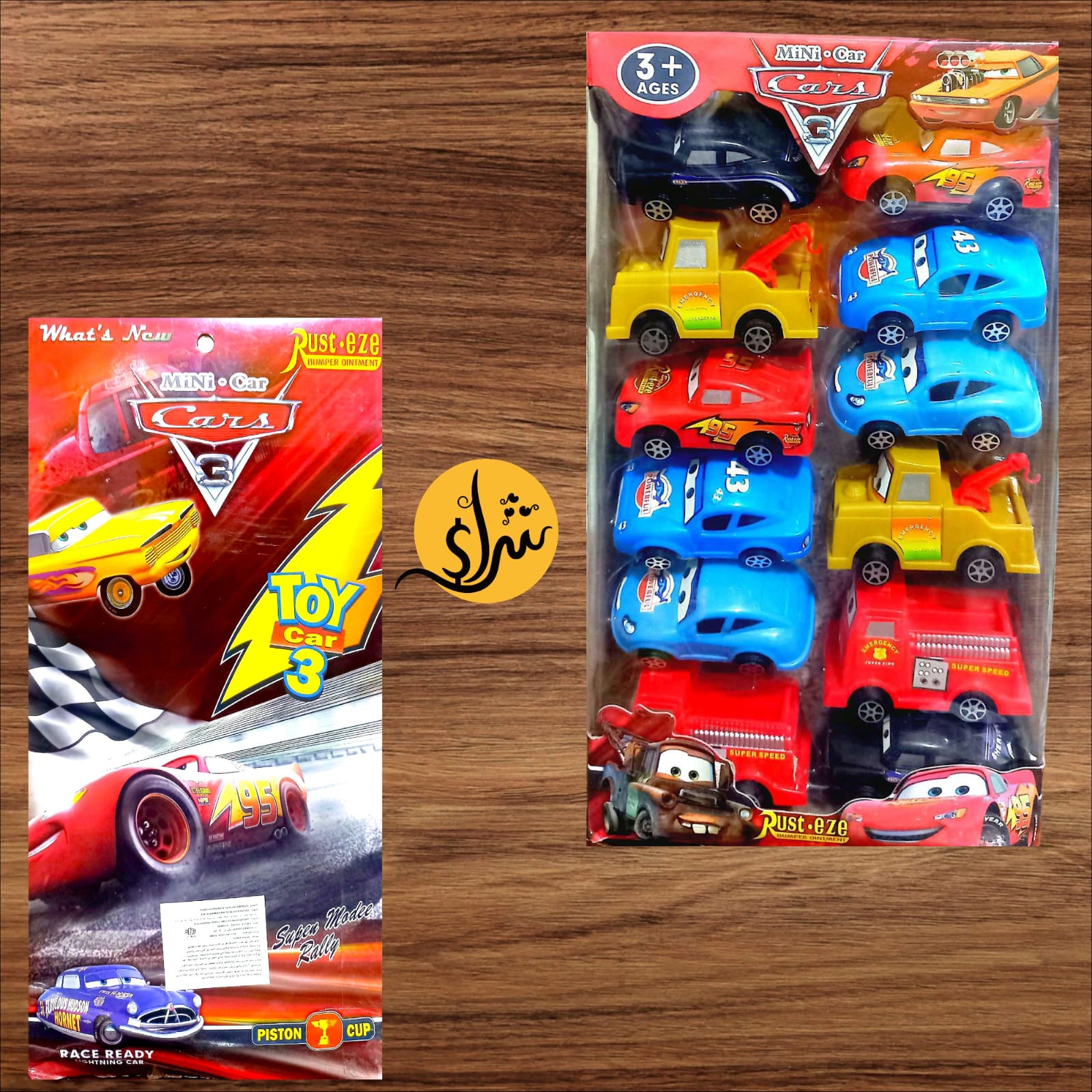 لعبة مجموعة سيارات سباق سوبر ستار باور للاطفال خامة ة