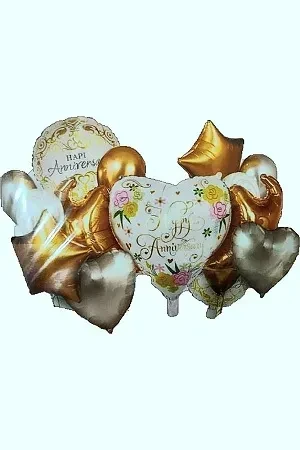 مجموعة بالونات ذكرى الزواج 13 بالونة