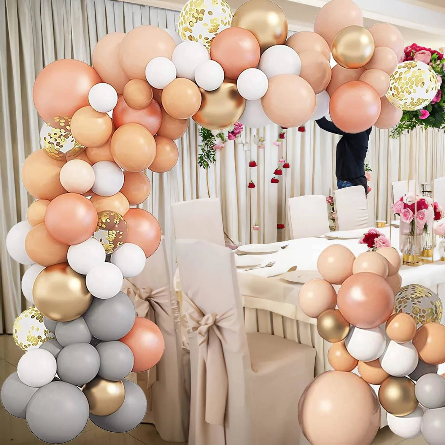 بالونات لاتكس امريكي 25 بالونة