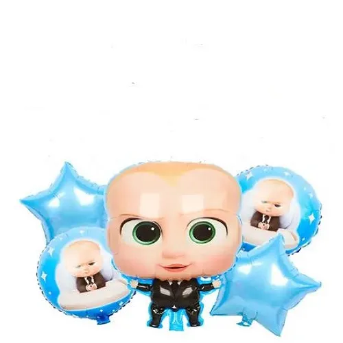 مجموعة بالونات بيبي بوس لحفلات السبوع و